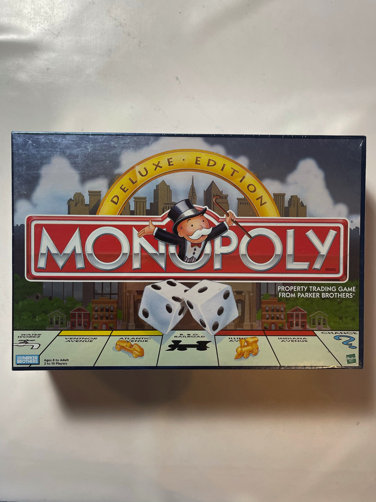 Monopoly Deluxe Edition Brettspiel Spiel Parker 1998 - Englisch - Neu in Folie - Ansicht 3