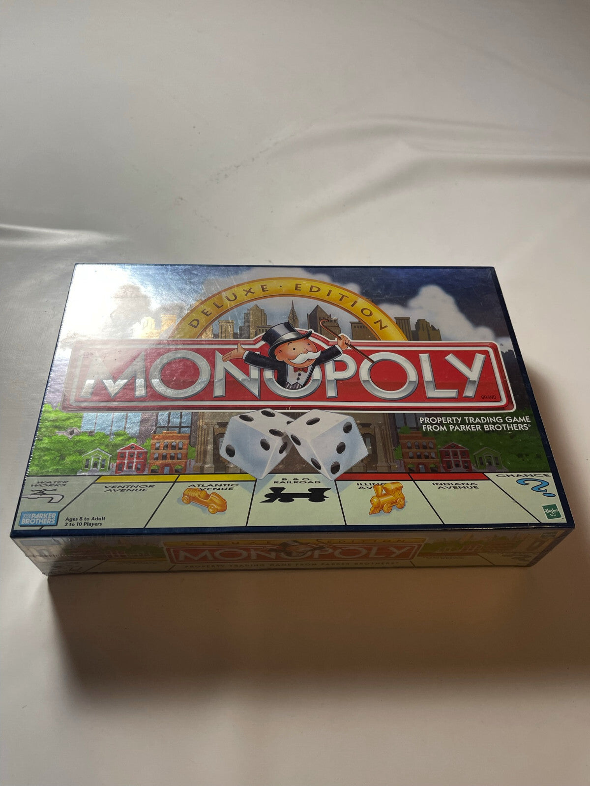 Monopoly Deluxe Edition Brettspiel Spiel Parker 1998 - Englisch - Neu in Folie - Ansicht 4
