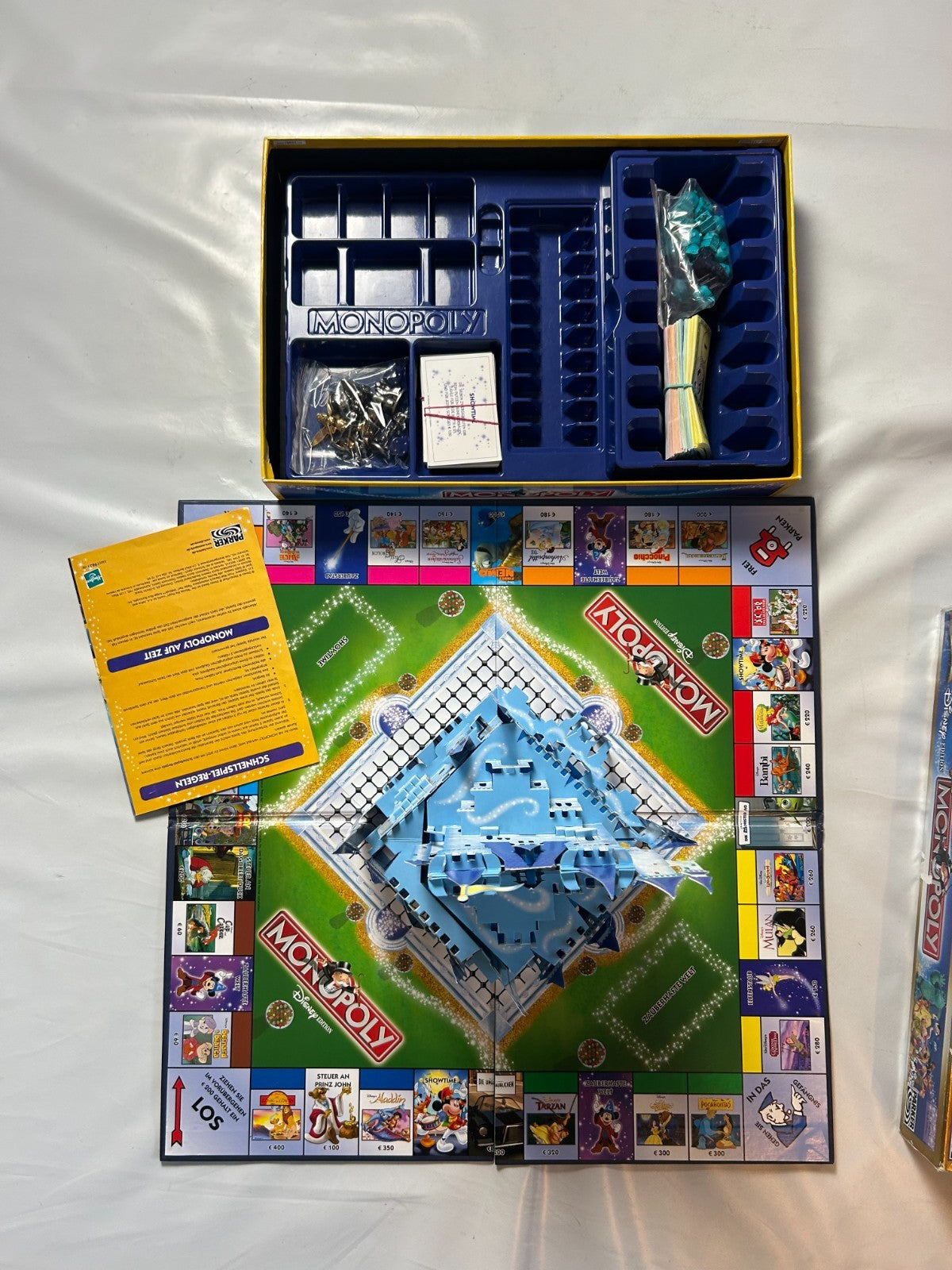 Monopoly Disney 3d Edition 3dSchloss Parker 2005  deutsch  Vollständig - Ansicht 10