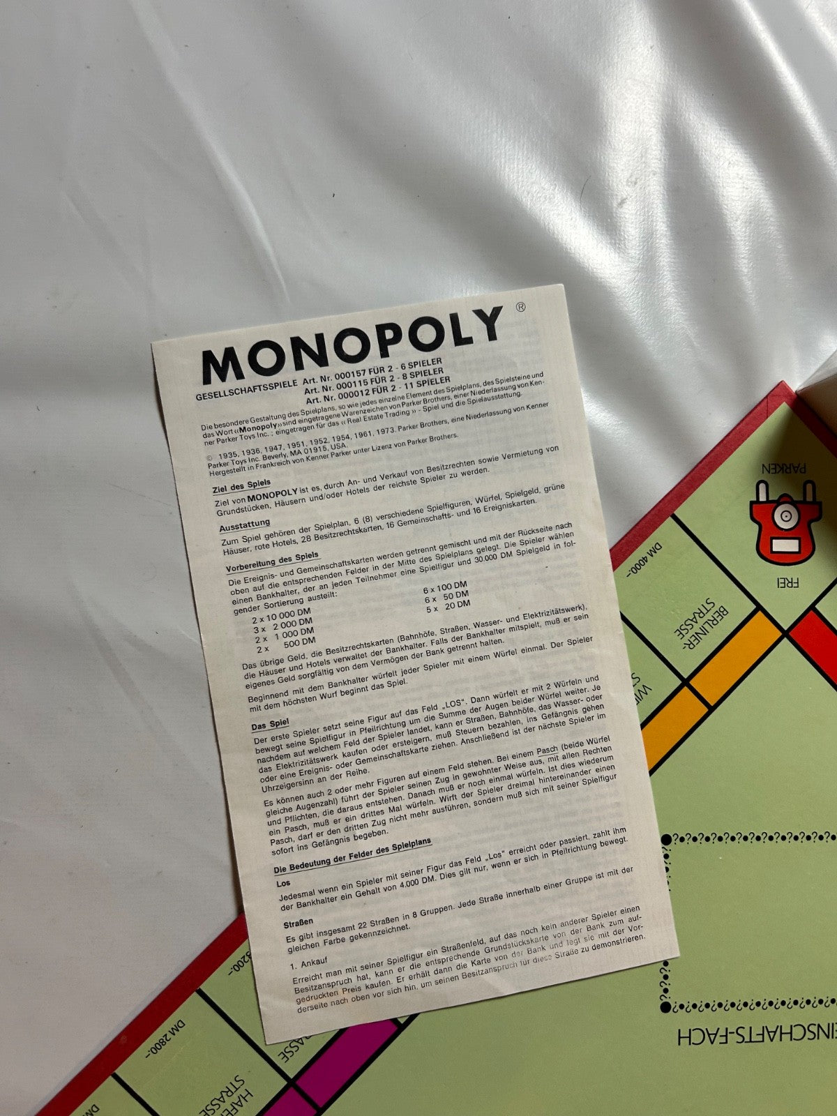 Monopoly DM  Parker 28 Spieler  Vollständig - Ansicht 7