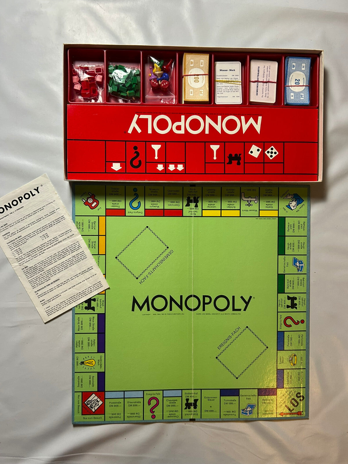 Monopoly DM Parker Spiel Brettspiel Retro 601 1009 - Vollständig - Ansicht 6
