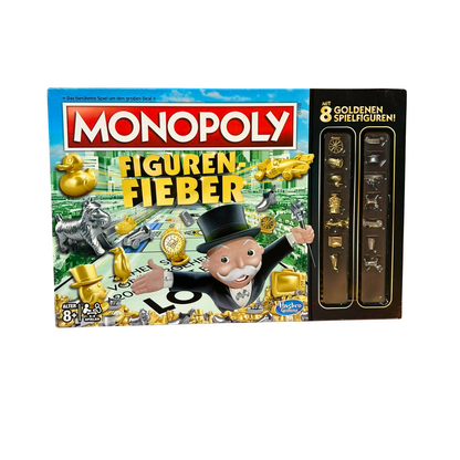 Monopoly Figuren Fieber Goldene Spielfiguren Parker Hasbro Vollständig - Ansicht 1
