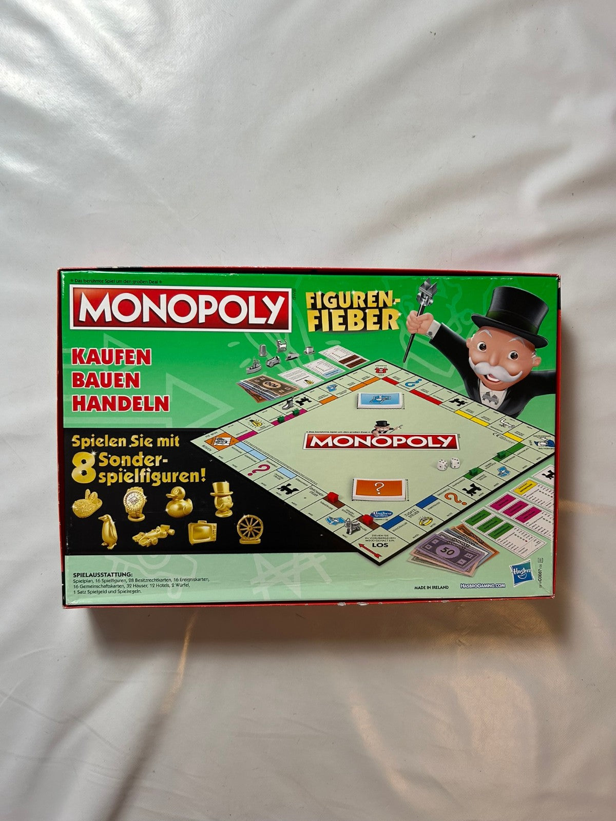 Monopoly Figuren Fieber Goldene Spielfiguren Parker Hasbro Vollständig - Ansicht 10
