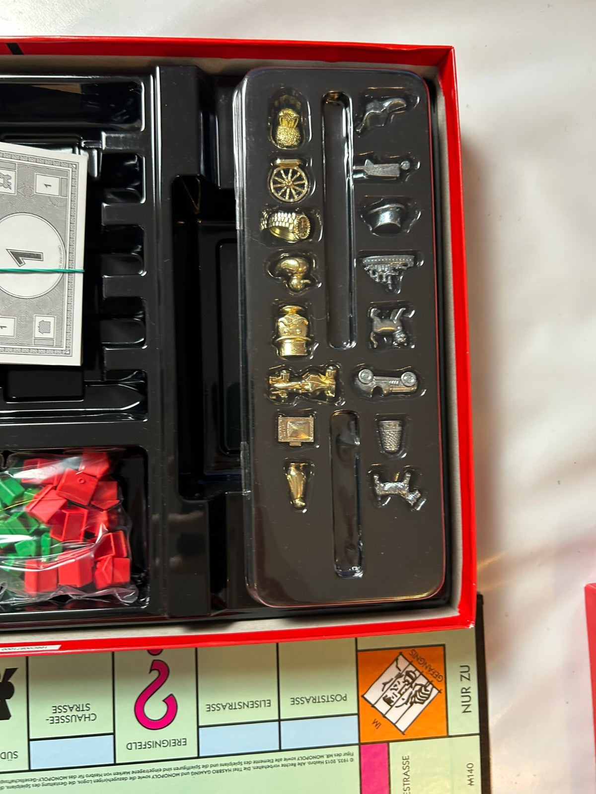 Monopoly Figuren Fieber Goldene Spielfiguren Parker Hasbro Vollständig - Ansicht 8