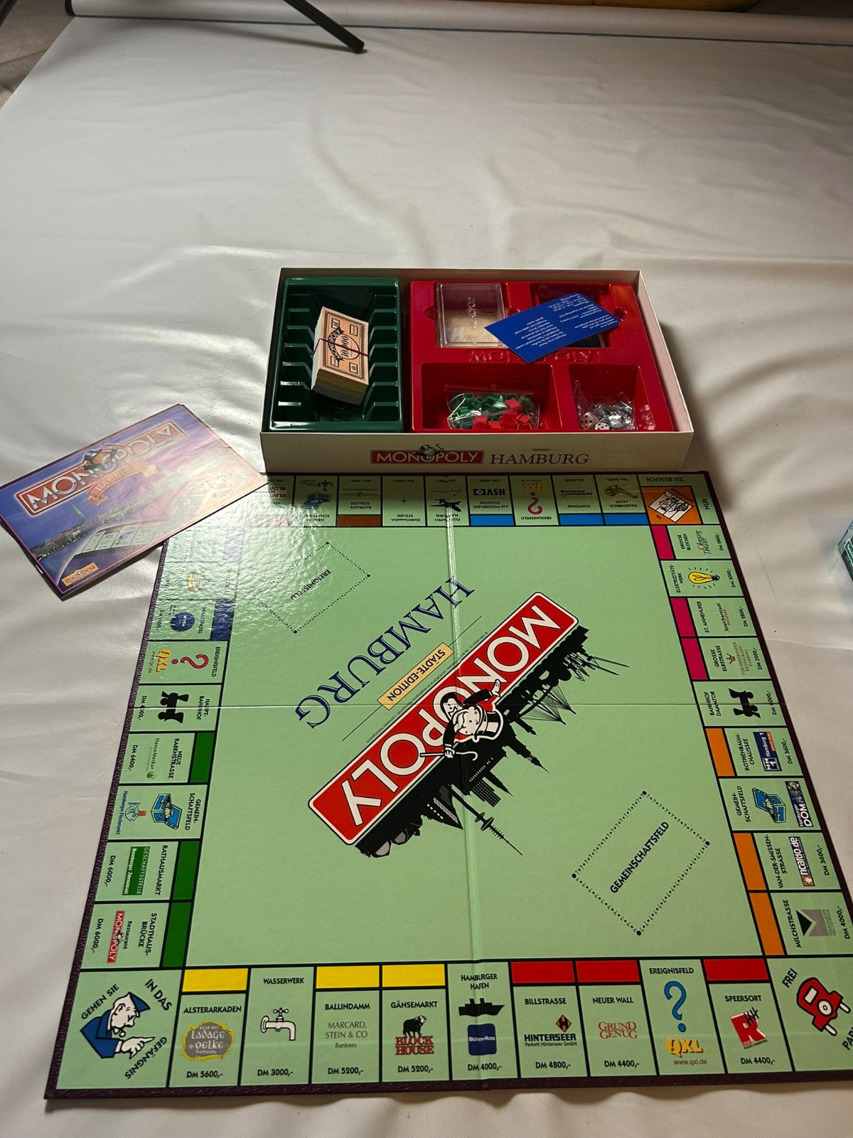 Monopoly Hamburg Brettspiel Spiel Hasbro Winning Mooves 1998  Unbespielt - Ansicht 10