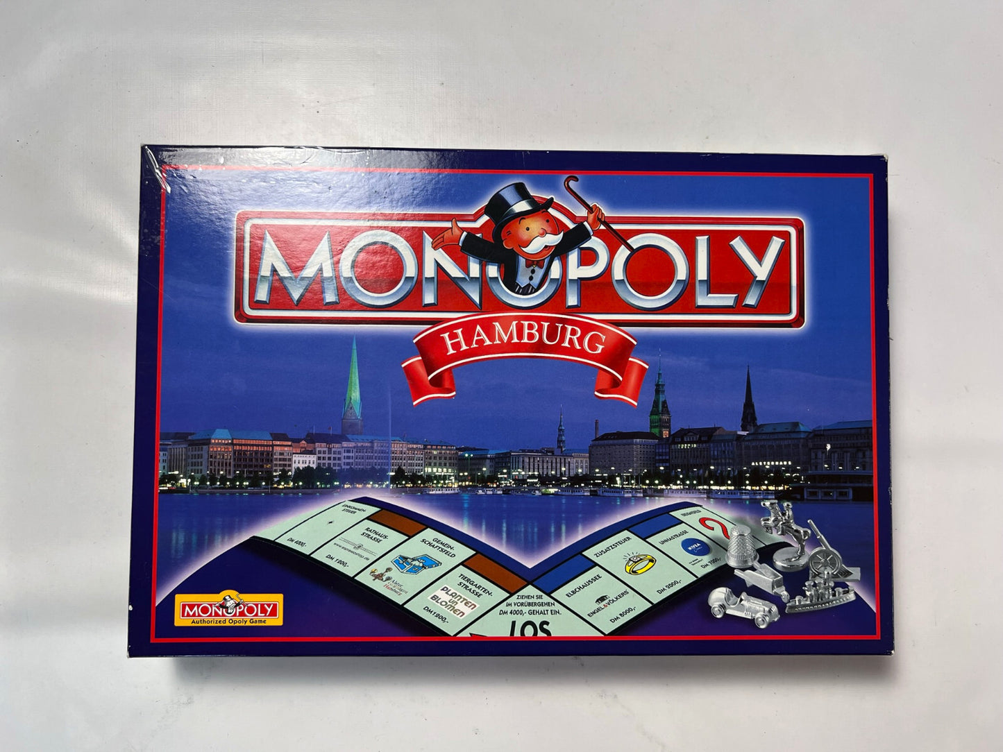 Monopoly Hamburg Brettspiel Spiel Hasbro Winning Mooves 1998 - Vollständig - Ansicht 5