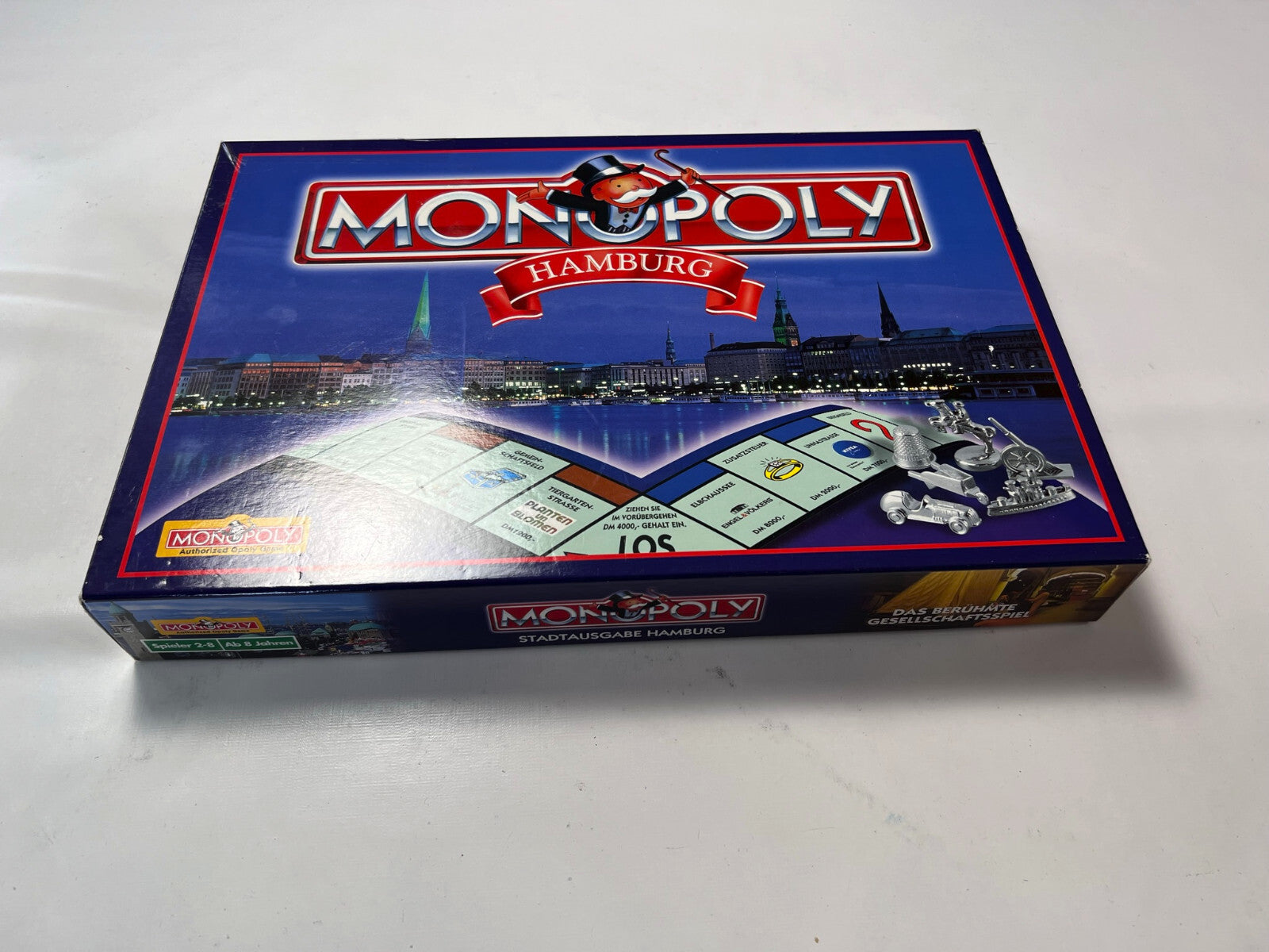 Monopoly Hamburg Brettspiel Spiel Hasbro Winning Mooves 1998 - Vollständig - Ansicht 6