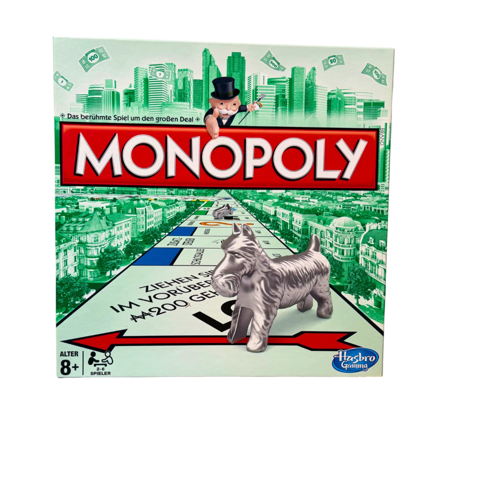 Monopoly Klassiker Hasbro Familienspiel Unbespielt – SKU A14210 – Gesellschaftsspiel gebraucht kaufen bei Brettspielimperium