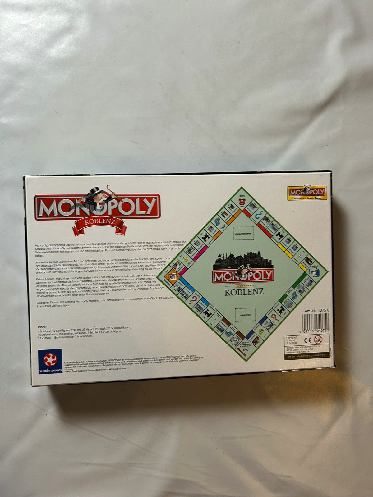 Monopoly Koblenz Brettspiel Hasbro 1.Auflage 2006 - Vollständig - Ansicht 11