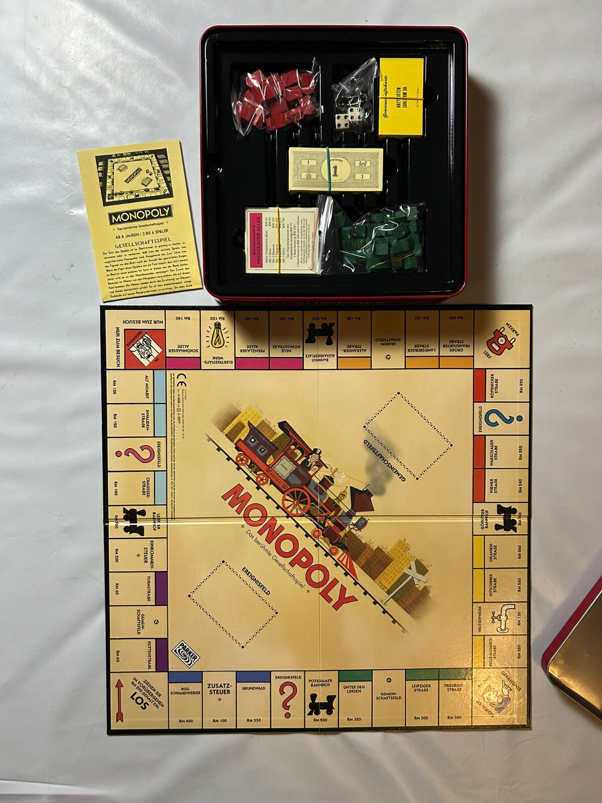 Monopoly Limitierte Sonderausgabe Blechdose Hasbro Brettspiel - Vollständig - Ansicht 6