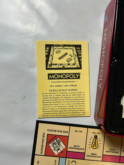 Monopoly Limitierte Sonderausgabe Blechdose Hasbro Brettspiel - Vollständig - Ansicht 7