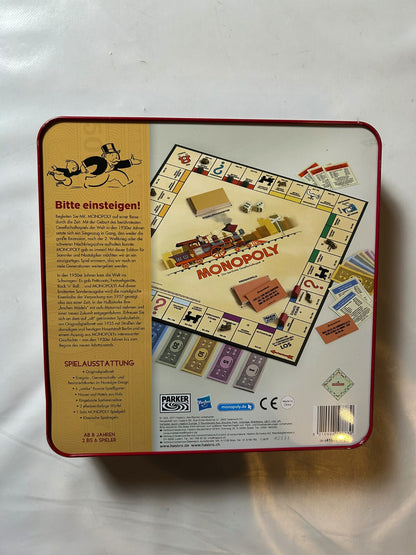 Monopoly Limitierte Sonderausgabe Blechdose Hasbro Brettspiel - Vollständig - Ansicht 9