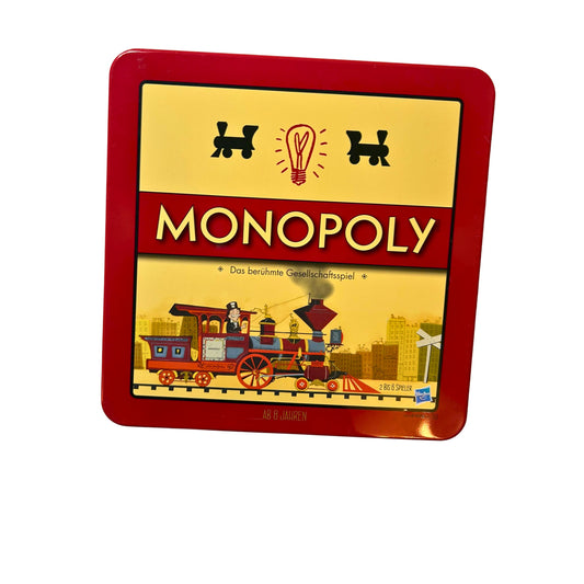 Monopoly Limitierte Sonderausgabe Blechdose Hasbro Brettspiel – SKU A8162 – Gesellschaftsspiel gebraucht kaufen bei Brettspielimperium