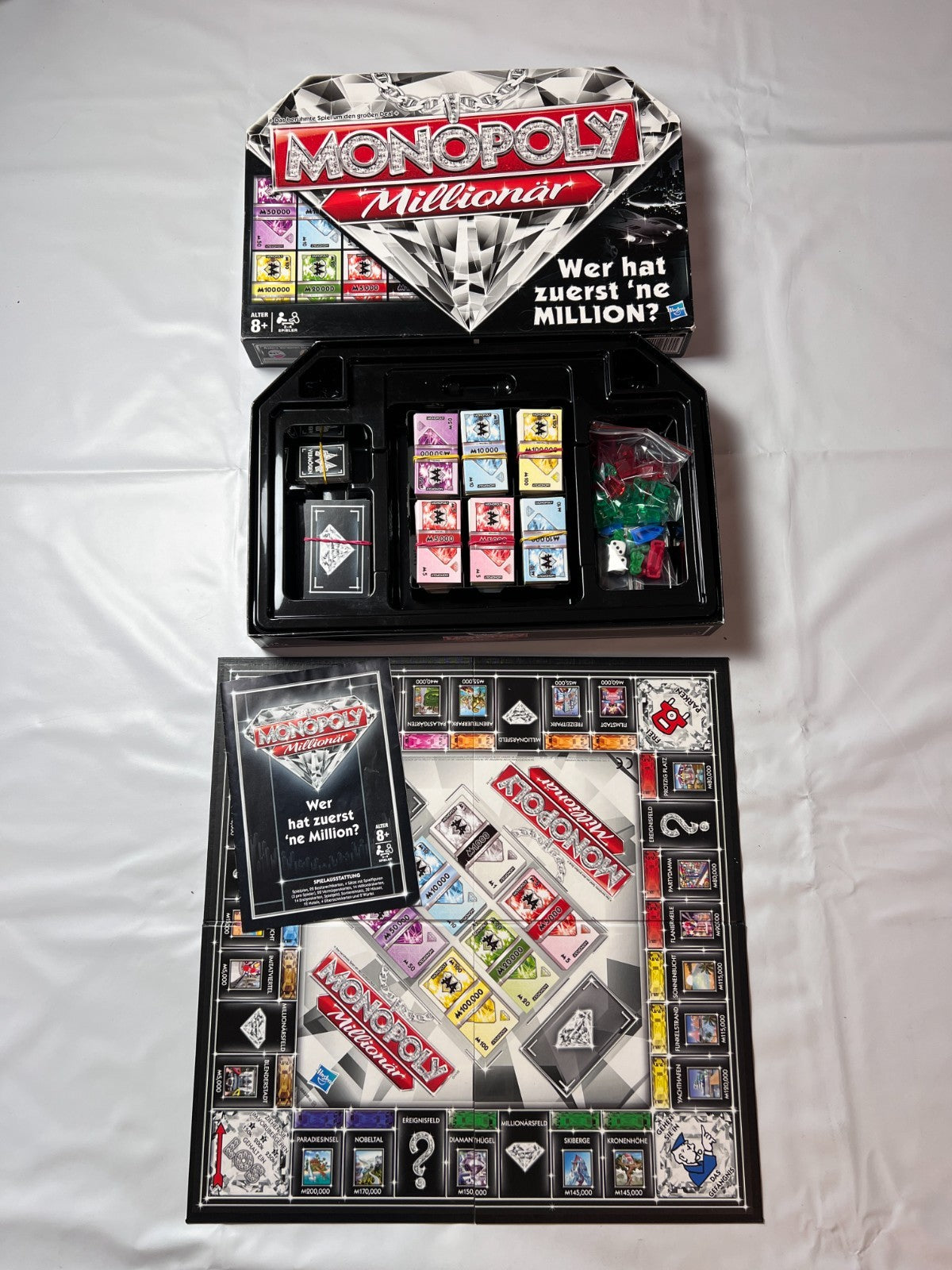 Monopoly Millionär Hasbro Parker 2012 Brettspiel Familienspiel - Vollständig - Ansicht 2