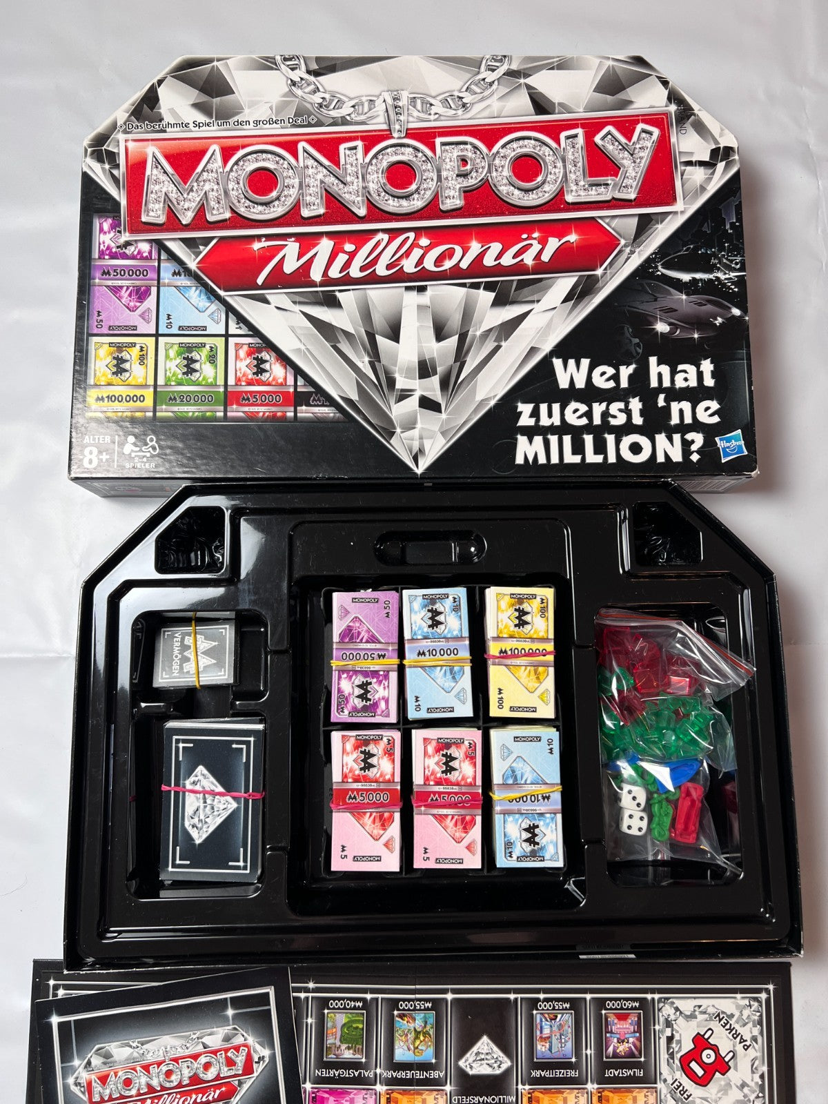Monopoly Millionär Hasbro Parker 2012 Brettspiel Familienspiel - Vollständig - Ansicht 3