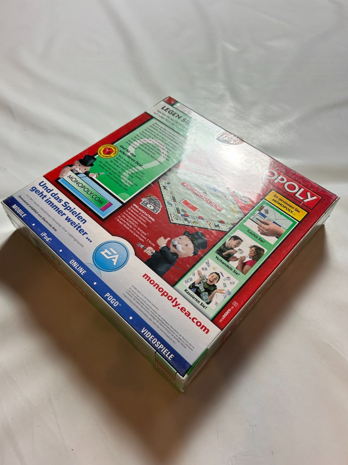 Monopoly mit Tempo Würfel - Hasbro Parker  2008 - NEU in Folie - Ansicht 8