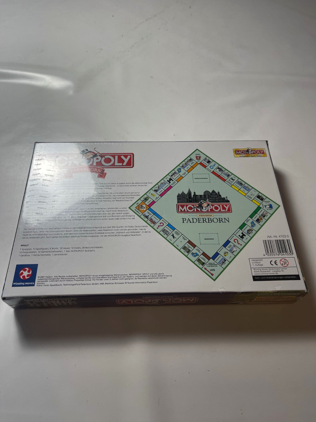 Monopoly Paderborn Brettspiel Spiel Winning Moves 2007 - NEU in Folie - Ansicht 2