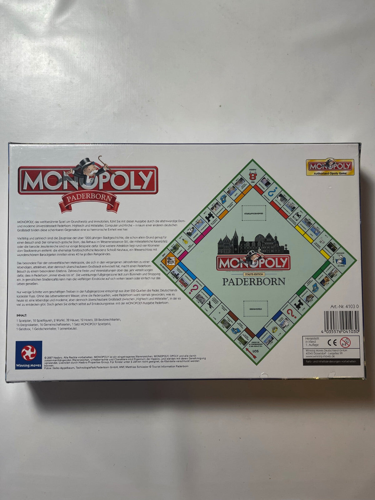 Monopoly Paderborn Brettspiel Spiel Winning Moves 2007 - NEU in Folie - Ansicht 5