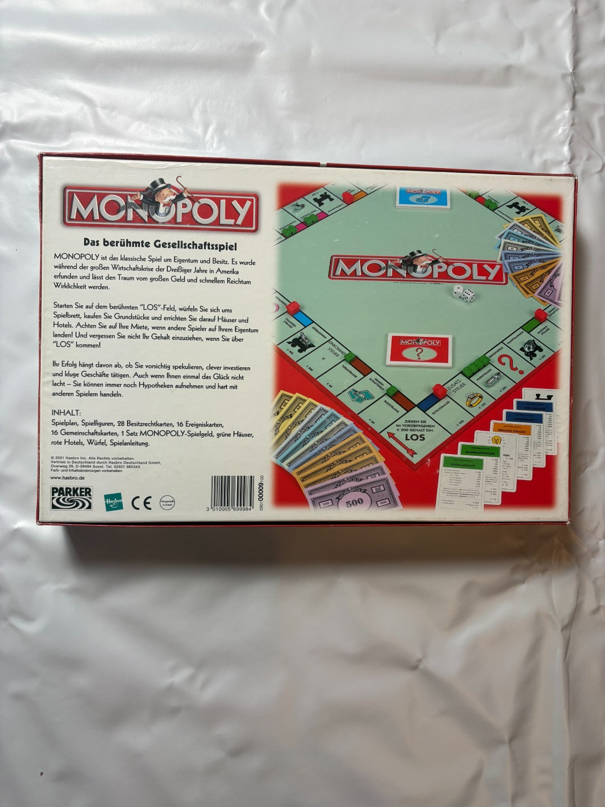 Monopoly – Parker 2001 – Brettspiel – Schnellspiel-Regeln – Vollständig - Ansicht 10