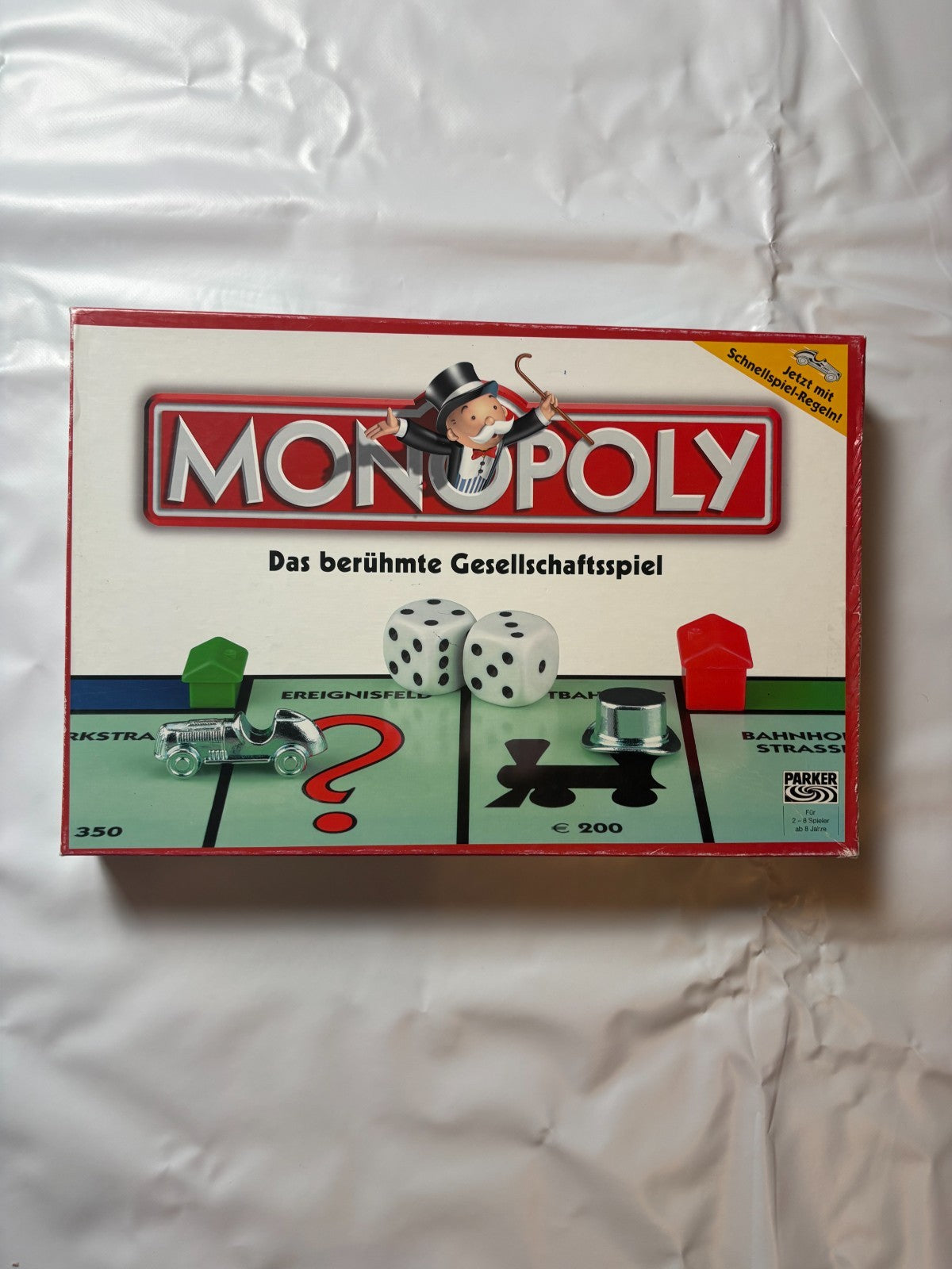 Monopoly – Parker 2001 – Brettspiel – Schnellspiel-Regeln – Vollständig - Ansicht 2