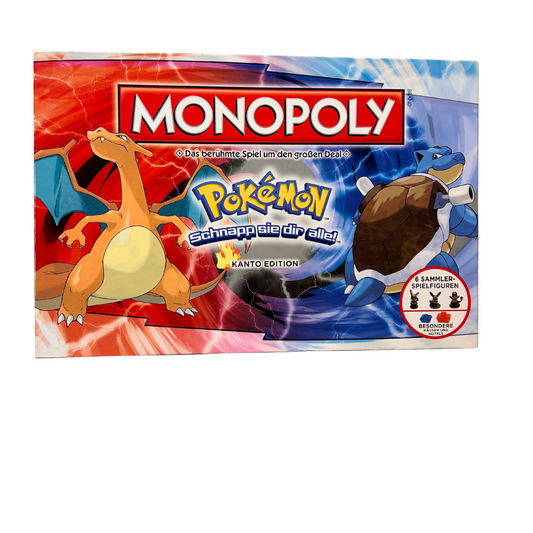 MONOPOLY  POKEMON  KANTO Edition deutsch Zinn Figuren  Vollständig - Ansicht 1