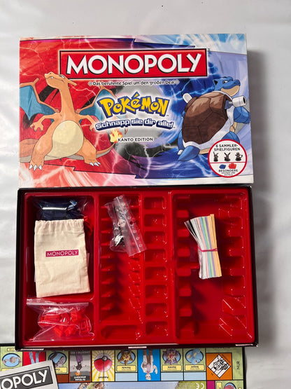 MONOPOLY - POKEMON - KANTO Edition deutsch Zinn Figuren - Vollständig - Ansicht 3