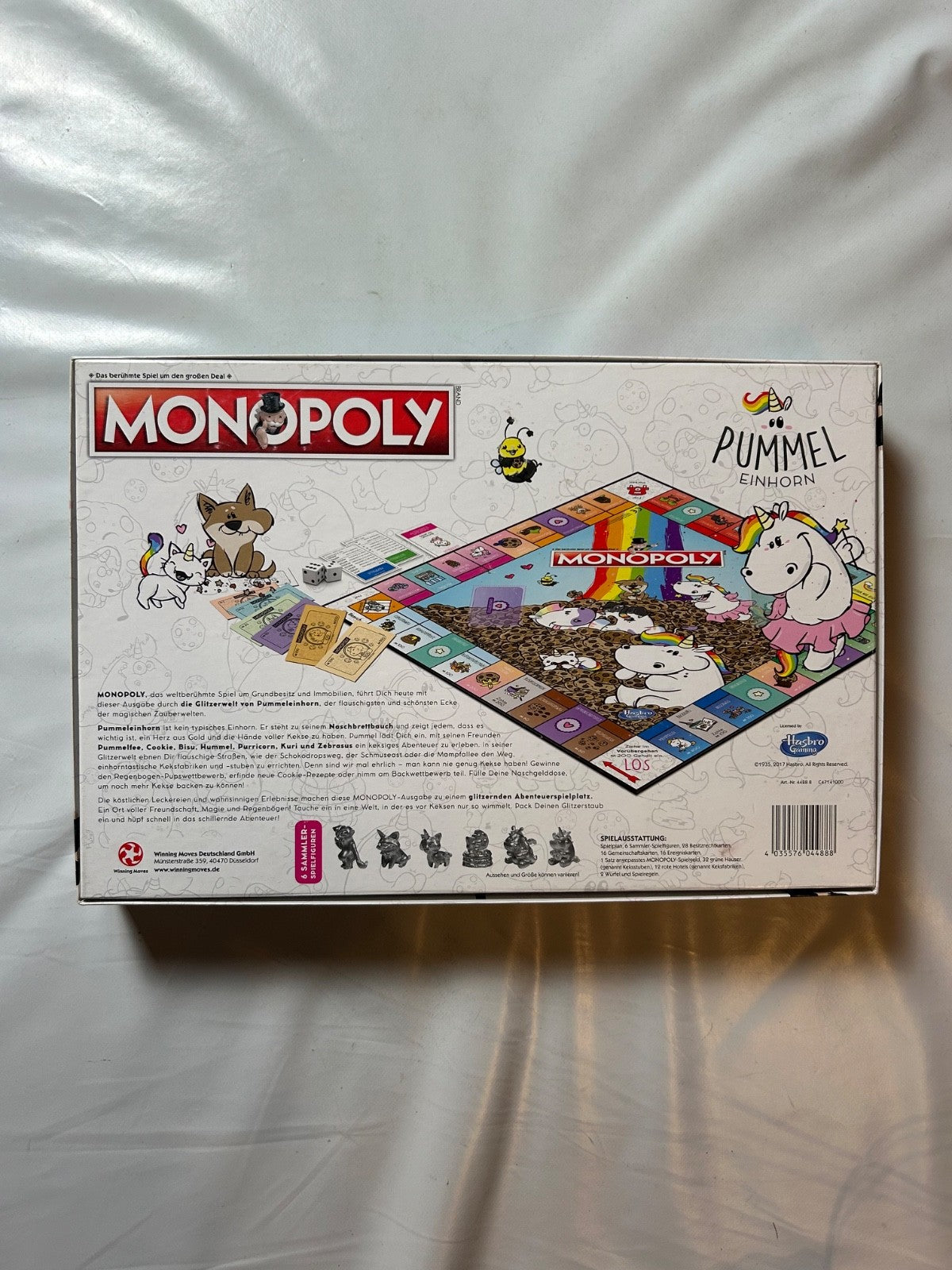 Monopoly Pummel Einhorn Spiel Brettspiel Hasbro 2017  Vollständig - Ansicht 10
