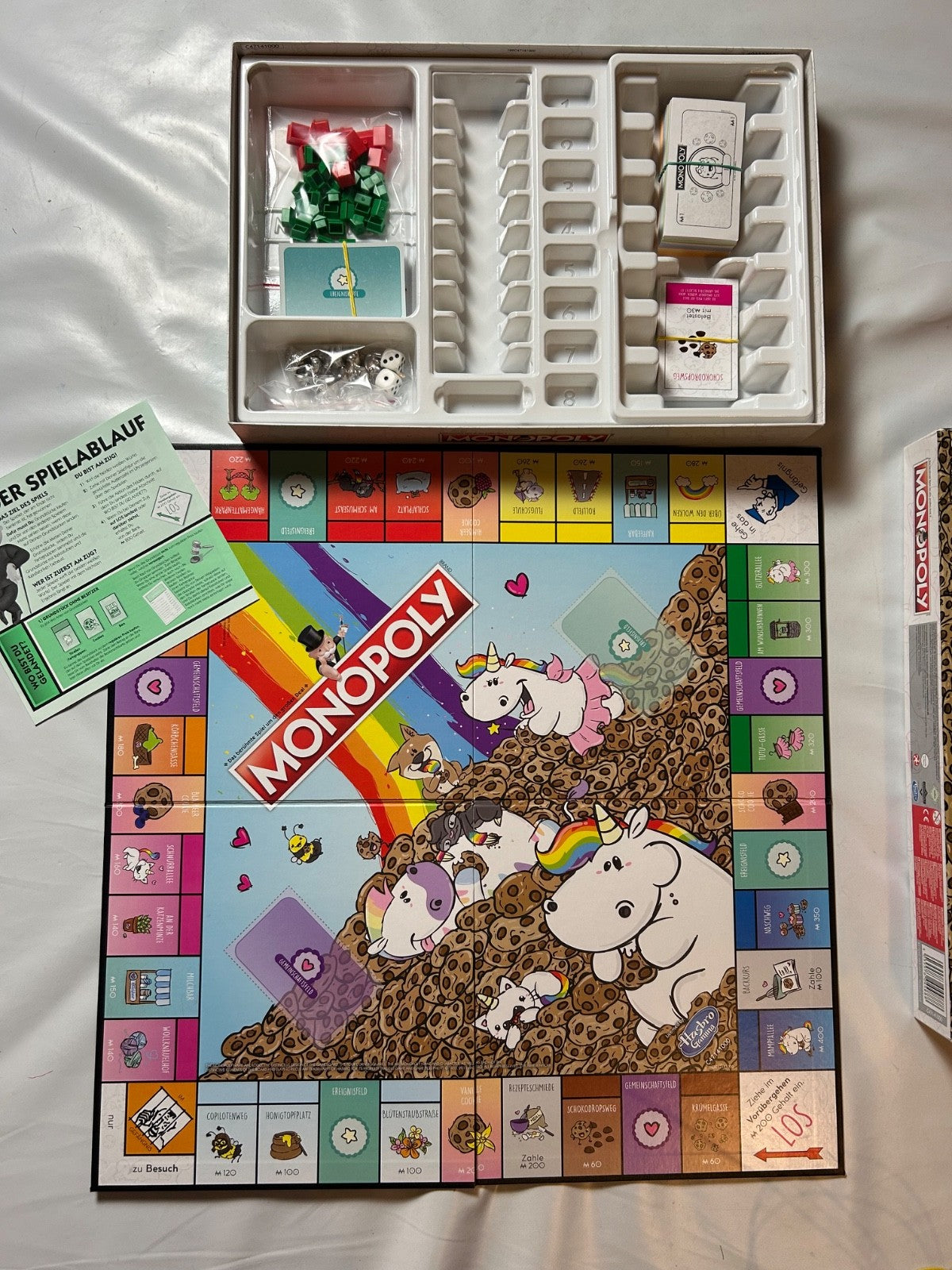 Monopoly Pummel Einhorn Spiel Brettspiel Hasbro 2017  Vollständig - Ansicht 6