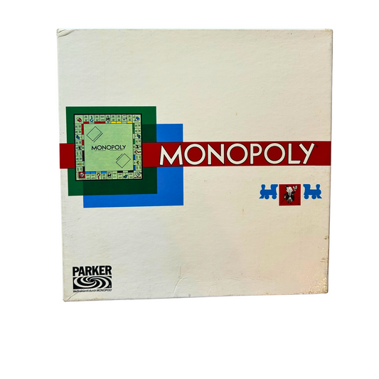 Monopoly  quadratisch  Parker Spiele  Art. Nr: 6011008  Vollständig - Ansicht 1