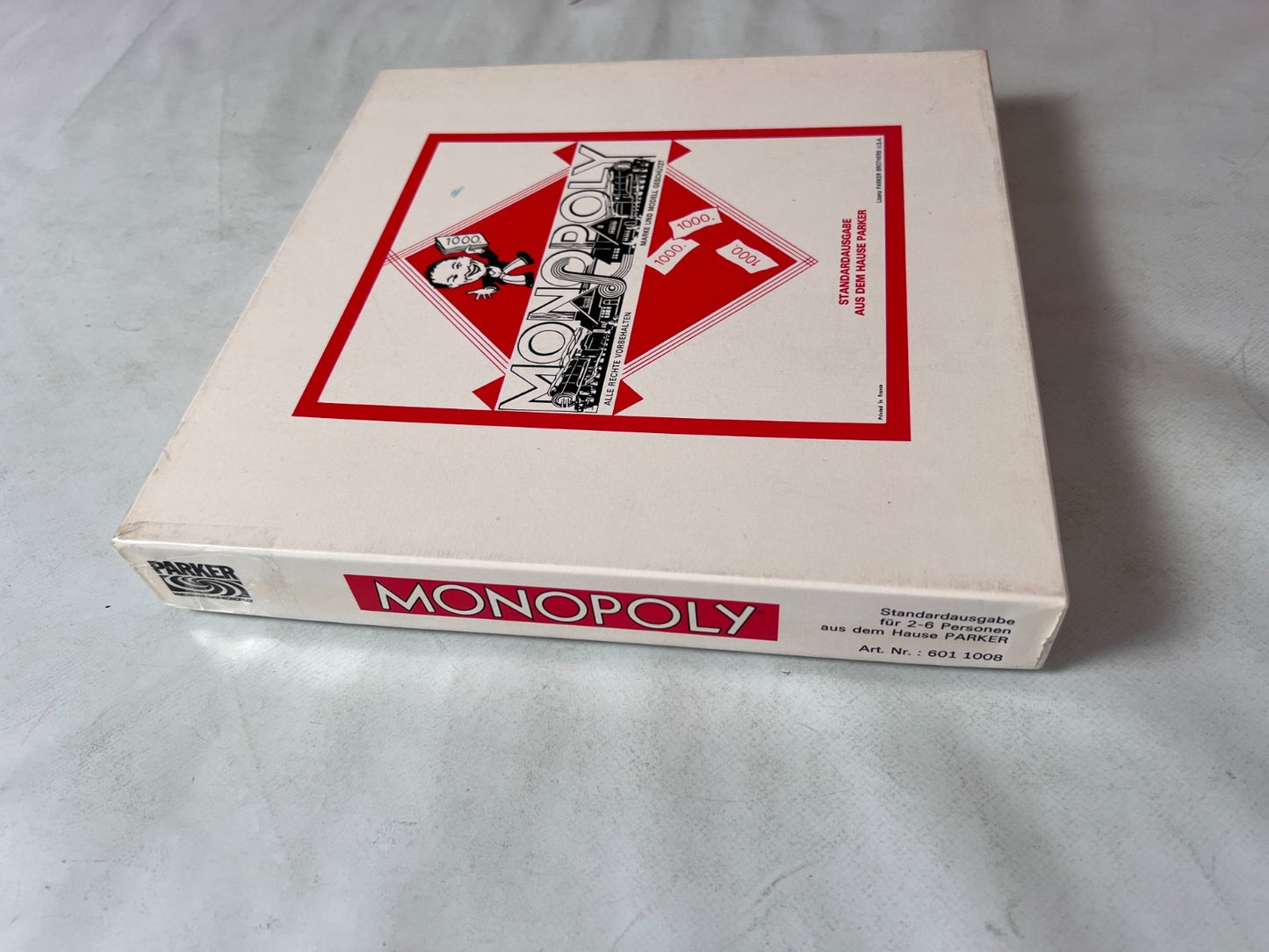 Monopoly - quadratisch - Parker Spiele  Art. Nr: 6011008 - Vollständig - Ansicht 5