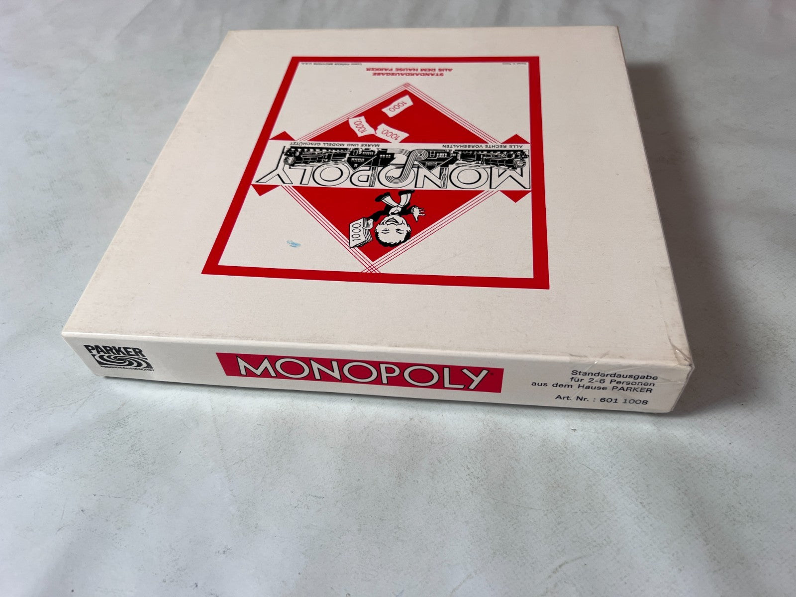 Monopoly - quadratisch - Parker Spiele  Art. Nr: 6011008 - Vollständig - Ansicht 6