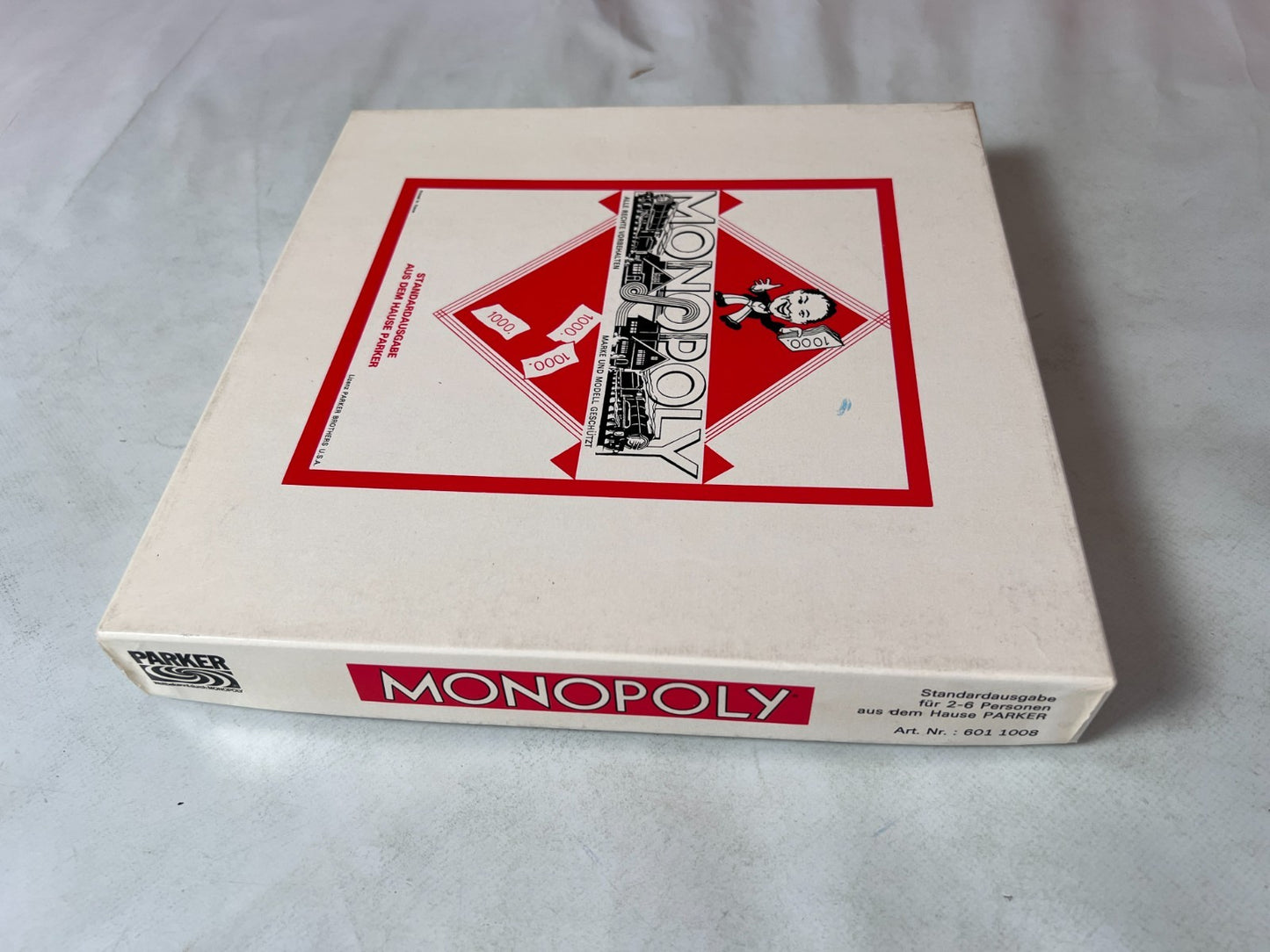 Monopoly - quadratisch - Parker Spiele  Art. Nr: 6011008 - Vollständig - Ansicht 7