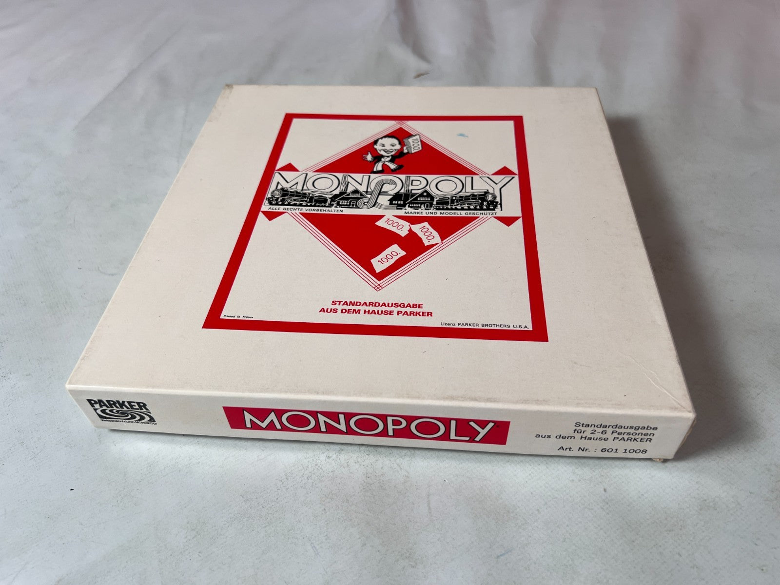 Monopoly - quadratisch - Parker Spiele  Art. Nr: 6011008 - Vollständig - Ansicht 8