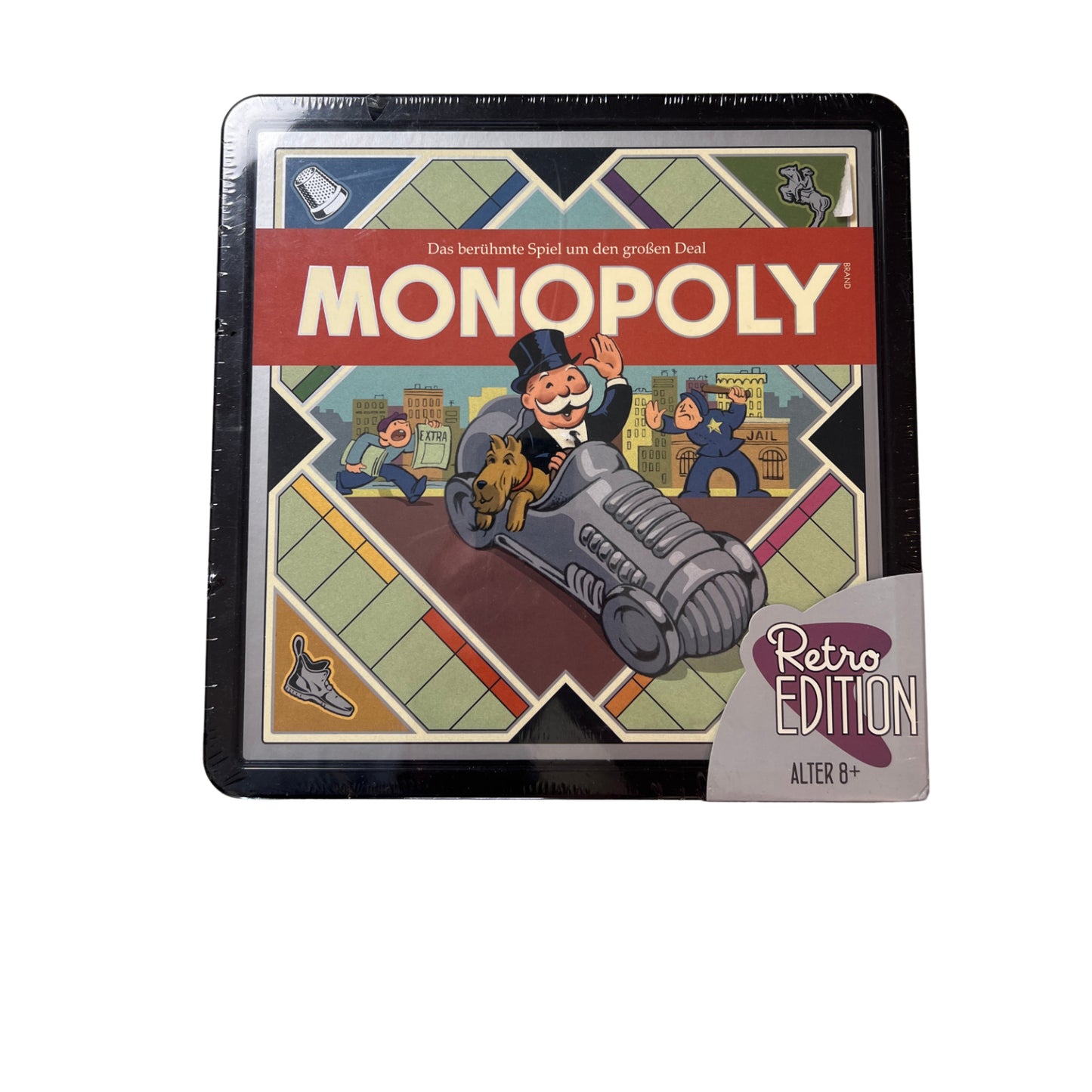 Monopoly Retro Sondereditition schwarze Dose Parker – SKU A14530 – Gesellschaftsspiel neu kaufen bei Brettspielimperium
