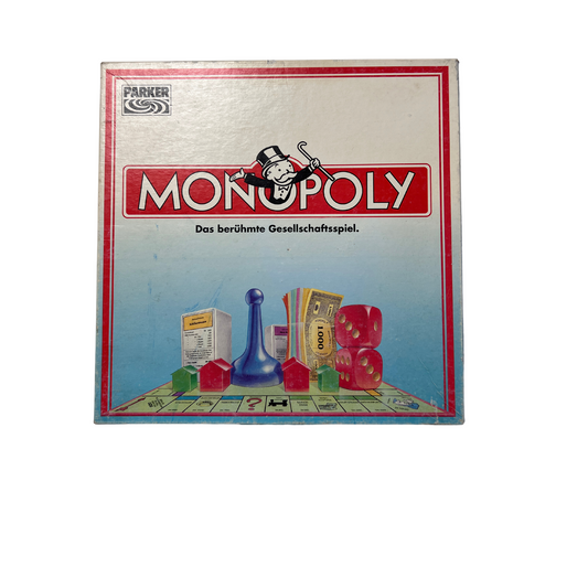 Monopoly Spiel 90er Jahre - Parker DM Ausgabe 1993 - Vollständig - Ansicht 1