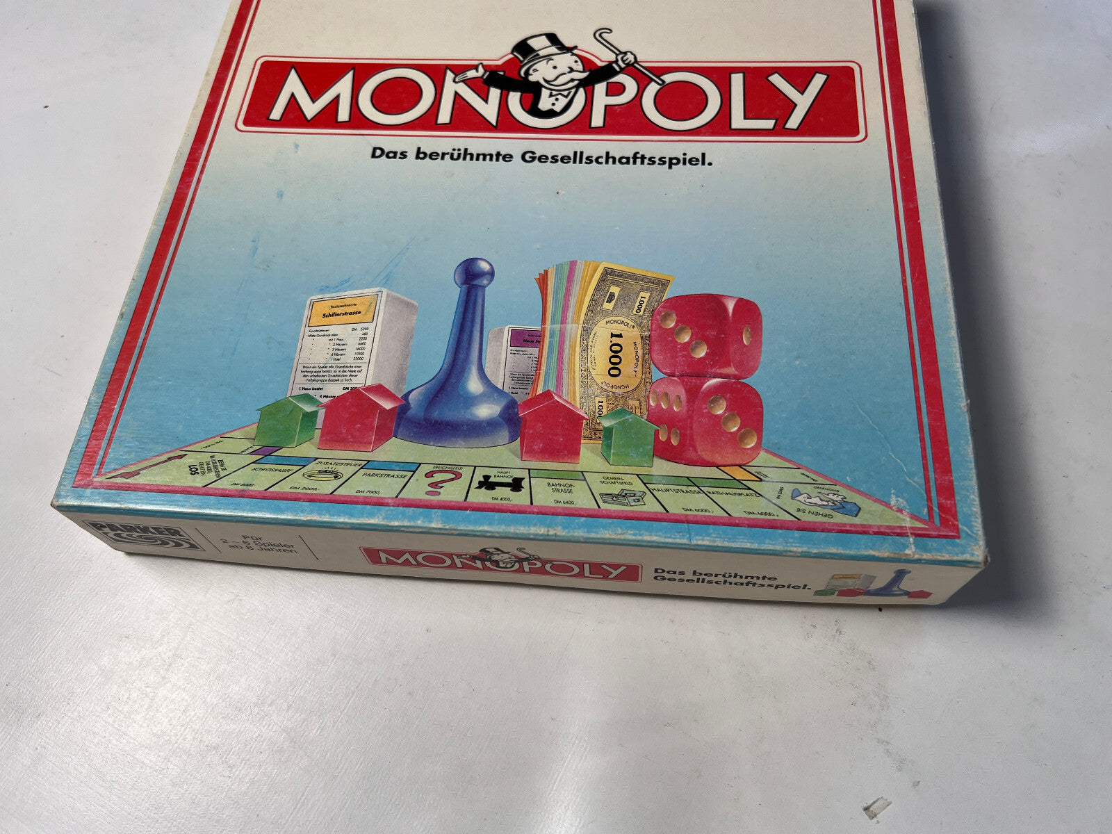 Monopoly Spiel 90er Jahre - Parker DM Ausgabe 1993 - Vollständig - Ansicht 10