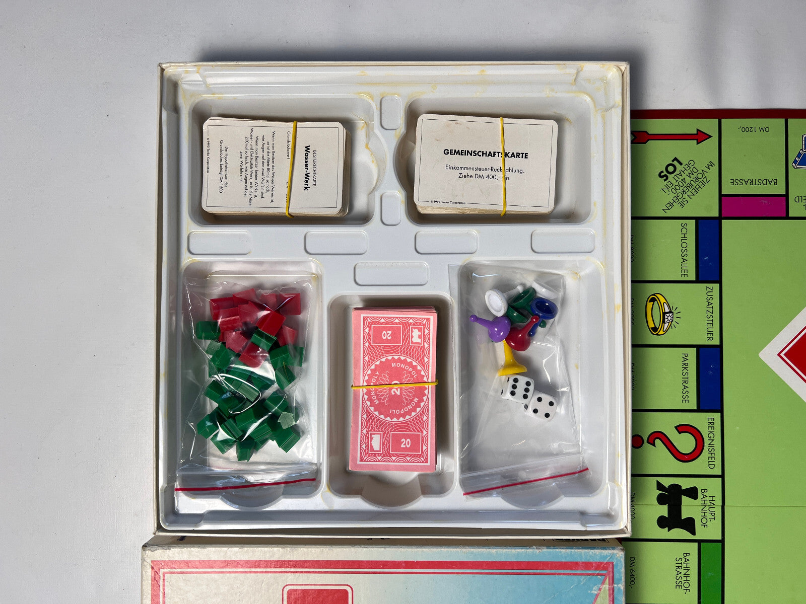 Monopoly Spiel 90er Jahre - Parker DM Ausgabe 1993 - Vollständig - Ansicht 3