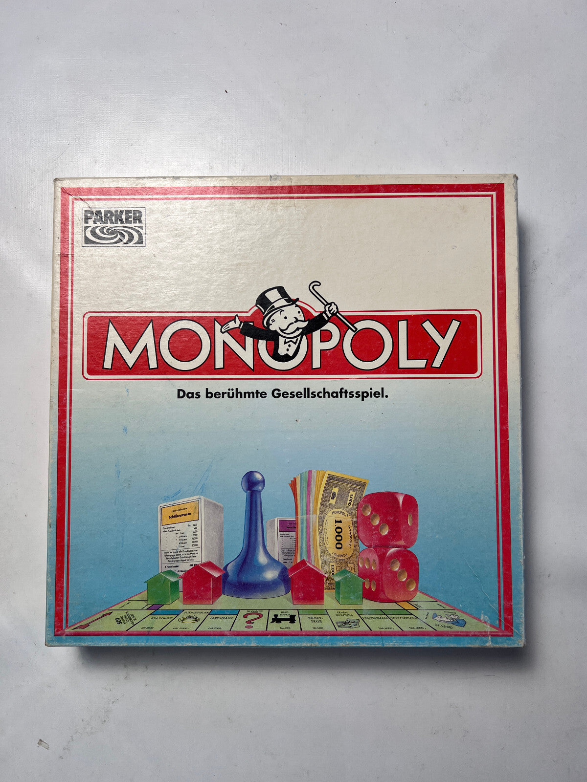 Monopoly Spiel 90er Jahre - Parker DM Ausgabe 1993 - Vollständig - Ansicht 5