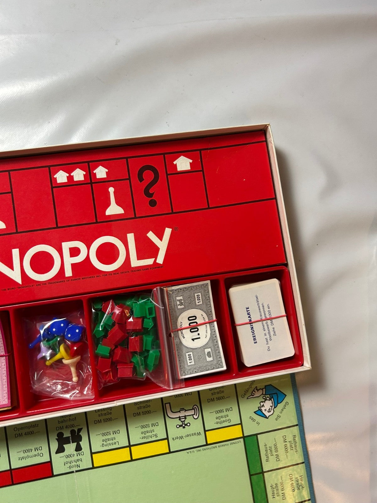 Monopoly. Spielefabrik Franz Schmidt. Ausgabe von 1971. Mit DM - Vollständig - Ansicht 10