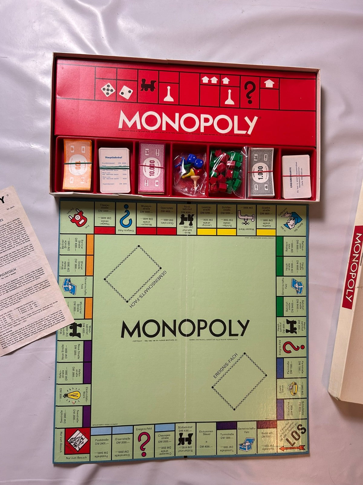 Monopoly. Spielefabrik Franz Schmidt. Ausgabe von 1971. Mit DM - Vollständig - Ansicht 7