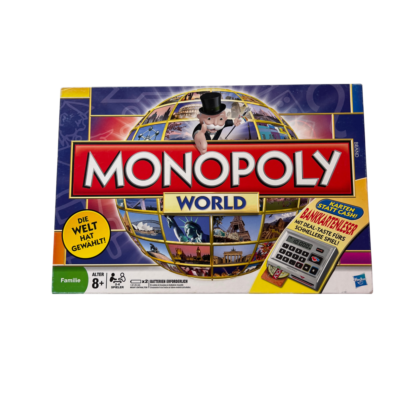 Monopoly World Brettspiel Familienspiel Hasbro Parker 2008 - Vollständig - Ansicht 1