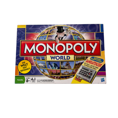 Monopoly World Brettspiel Familienspiel Hasbro Parker 2008 - Vollständig - Ansicht 1