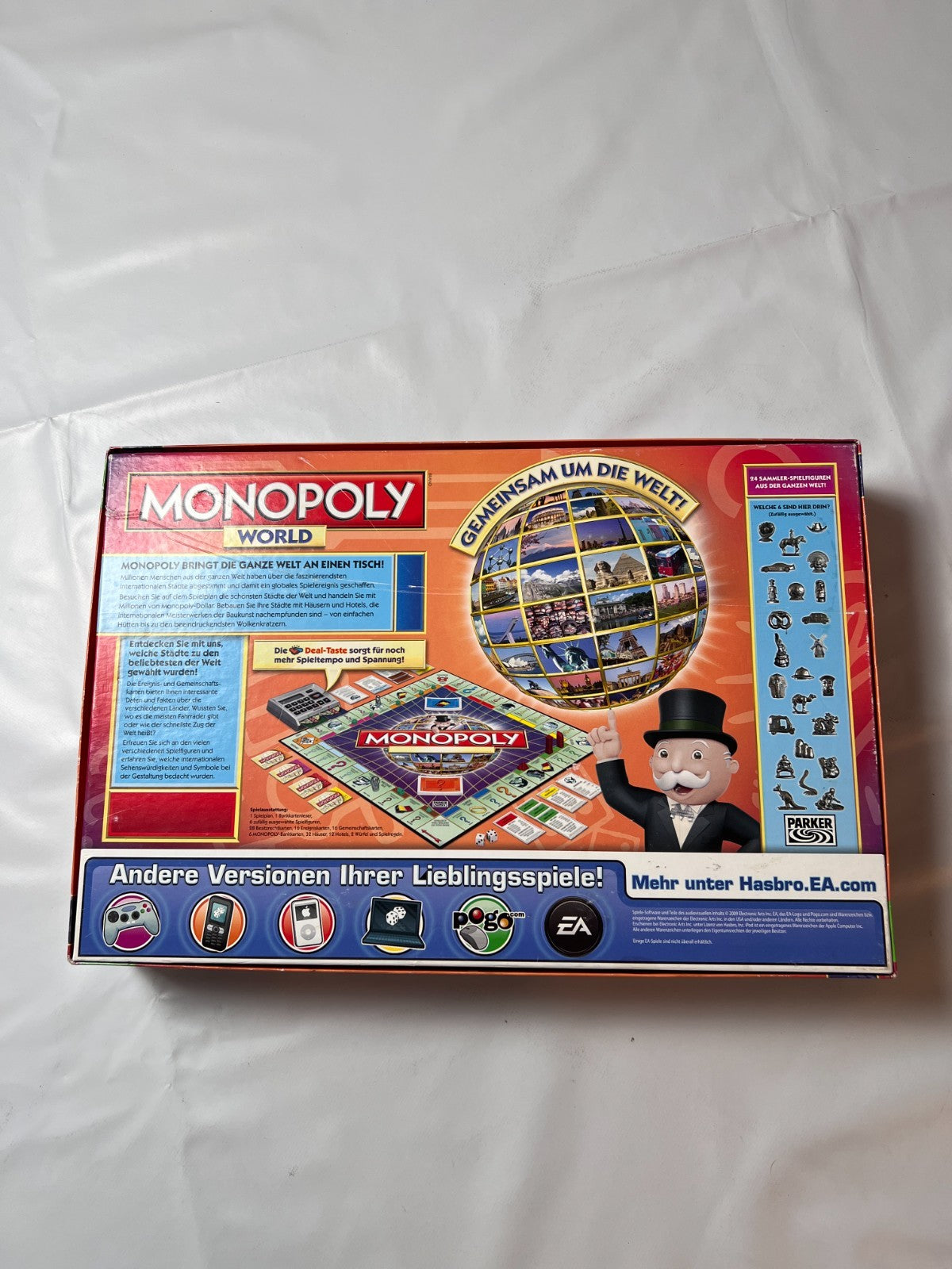 Monopoly World Brettspiel Familienspiel Hasbro Parker 2008 - Vollständig - Ansicht 13