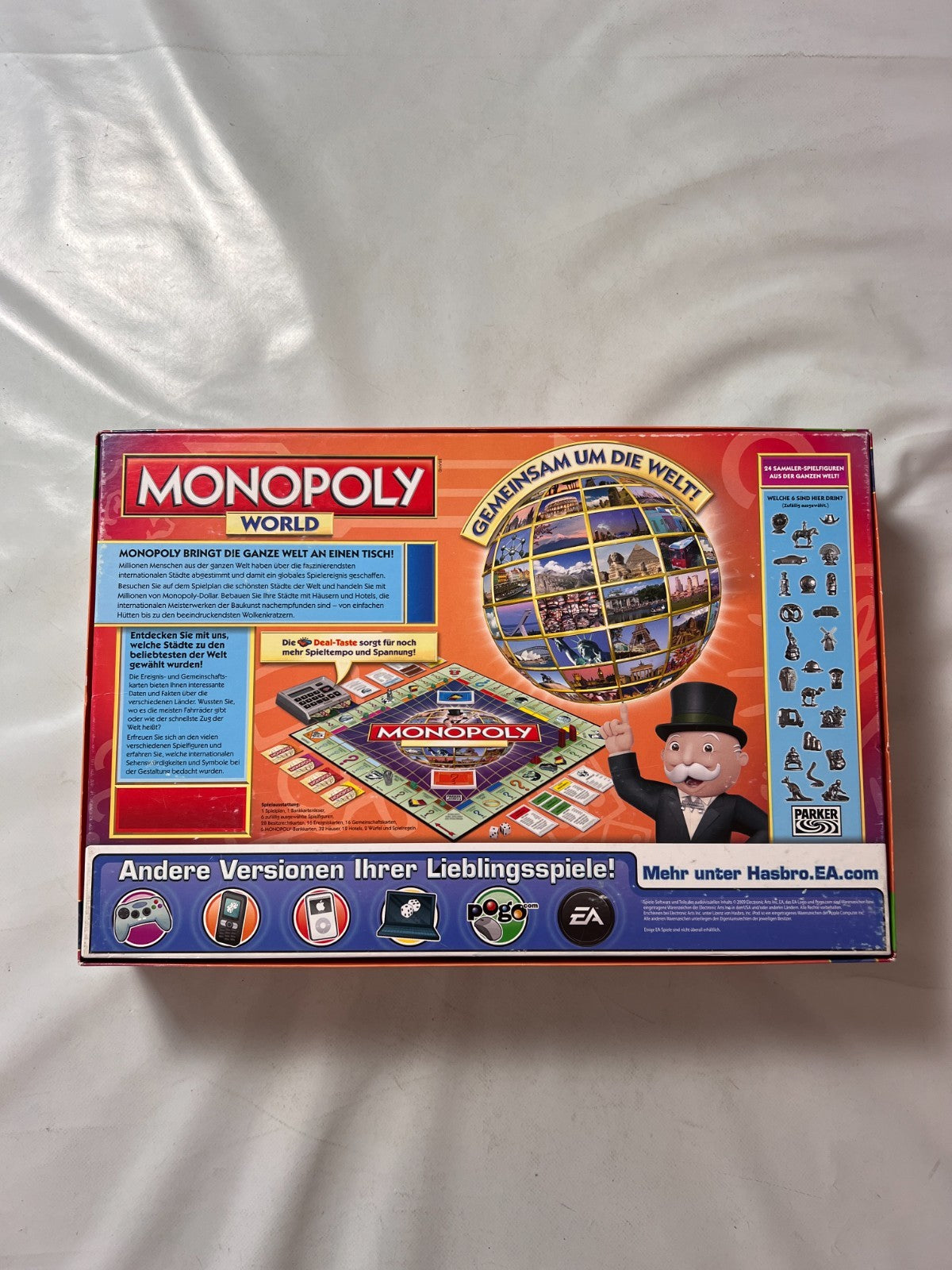 Monopoly World Brettspiel Familienspiel Hasbro Parker 2008 - Vollständig - Ansicht 9