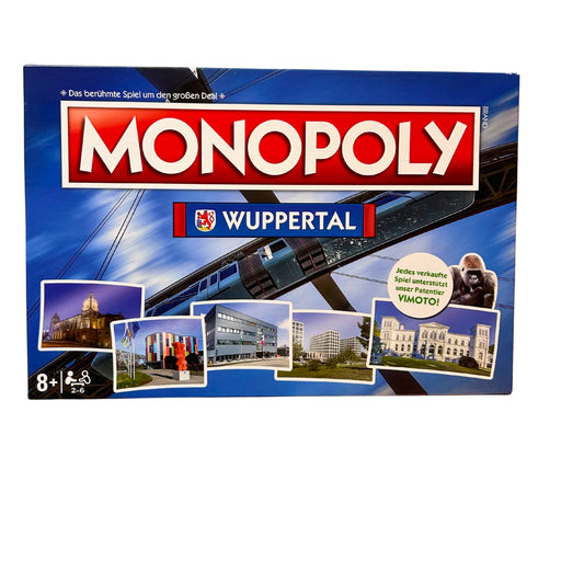 Monopoly Wuppertal Neuauflage Brettspiel Gesellschaftsspiel - Unbespielt – SKU A12496 – Gesellschaftsspiel gebraucht kaufen bei Brettspielimperium