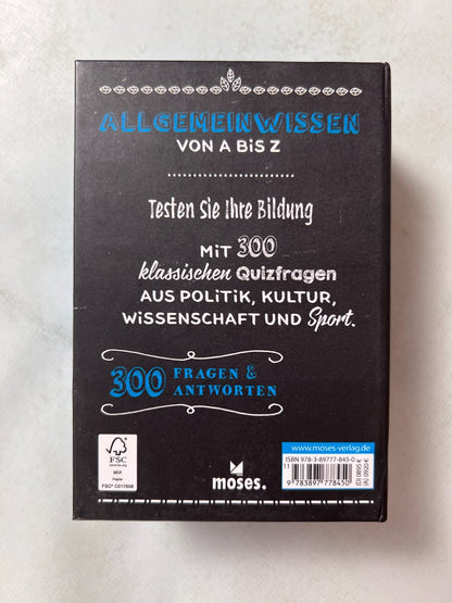 moses. Quiz-Box Allgemeinwissen 300 Fragen Quizspiel - Vollständig - Ansicht 9