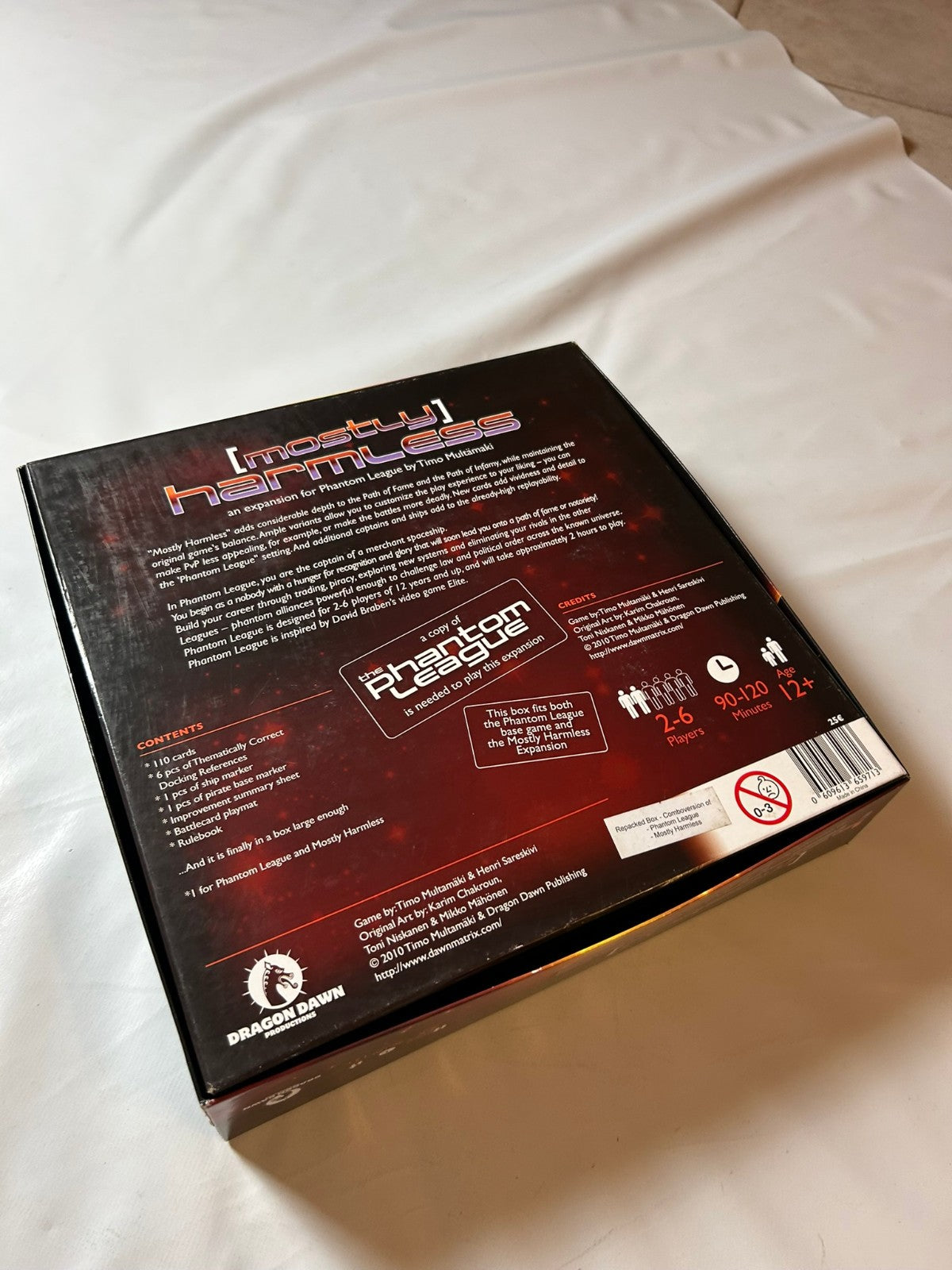 mostly harmless  phantom league  Brettspiel ENGLISCH  Unbespielt - Ansicht 14