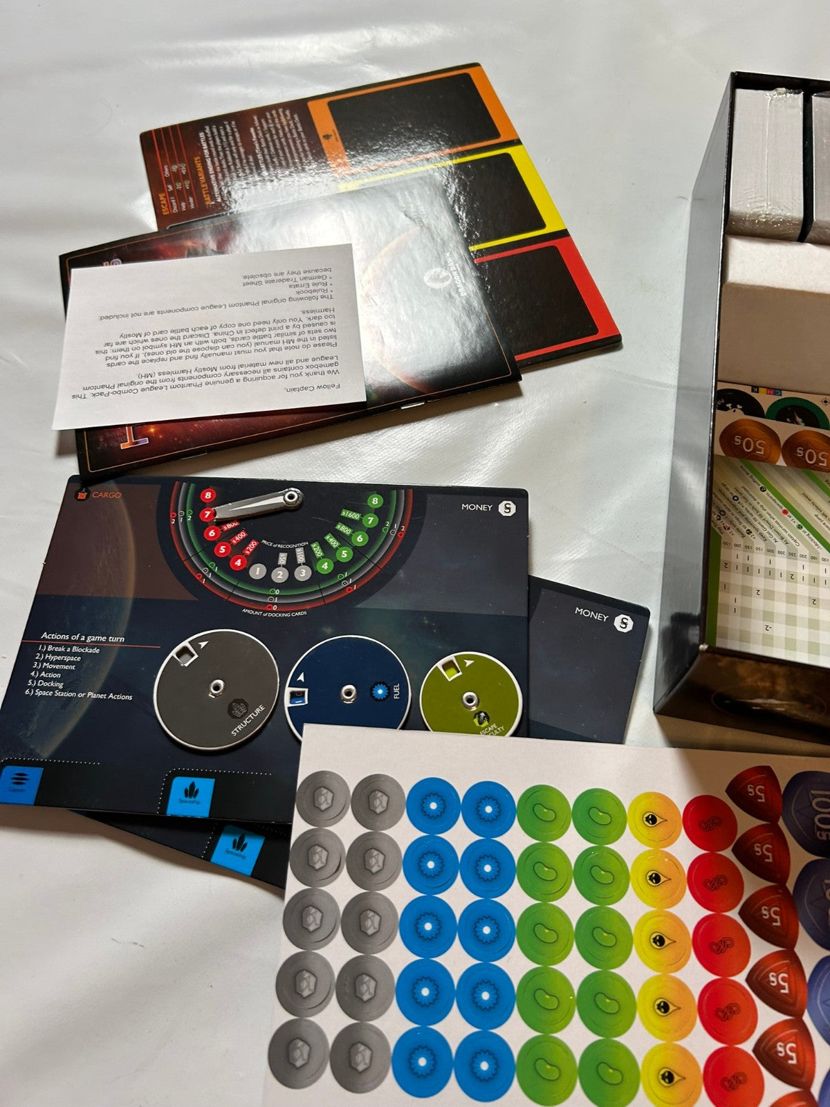 mostly harmless  phantom league  Brettspiel ENGLISCH  Unbespielt - Ansicht 8