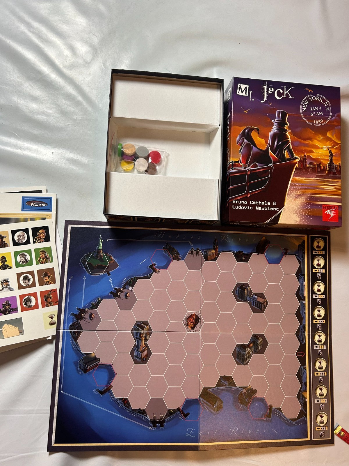 Mr. Jack New York (Brettspiel) von Hurrican 2009  Unbespielt - Ansicht 6
