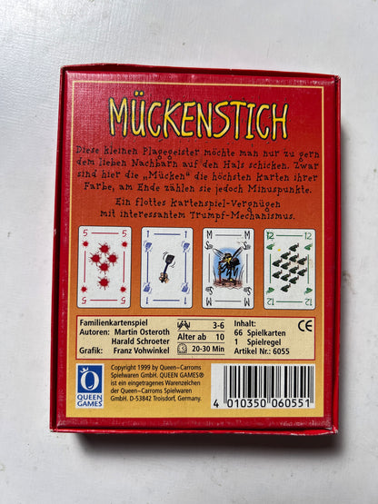 MÜCKENSTICH Kartenspiel Queen Games Spiel - Unbespielt - Ansicht 8